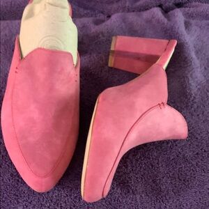 Elegant Rose Pink Women's Heels Sz 10